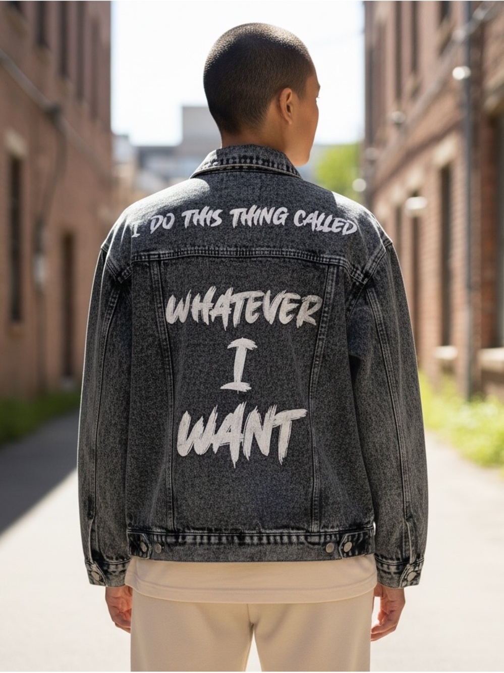 Thrill Jeans: OVERSIZED Acid Washed Denim Jacket